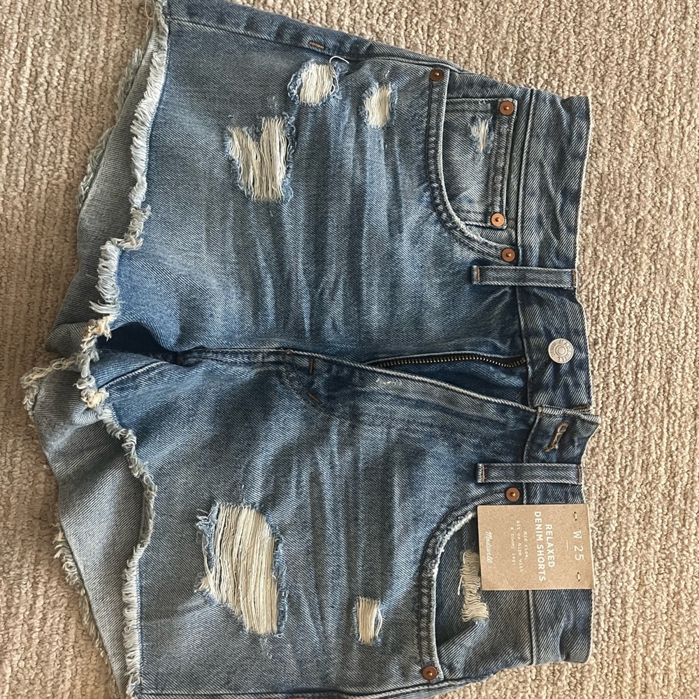 Madewell relaxed denim shorts, renfield wash - Picture 5 of 5